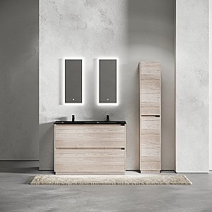 Тумба с раковиной Sancos Libra Floor 120 LB120F-2EG дуб галифакс натуральный для ванной в интернет-магазине Sanbest