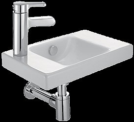 Раковина Jacob Delafon ODEON UP 40 E4759G-00 белая купить в интернет-магазине Sanbest