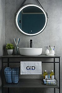 Раковина накладная Gid Esfera 41,5 D1315 51182 белая купить в интернет-магазине Sanbest