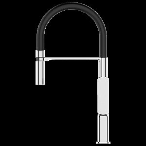 Смеситель для кухни Elghansa Heffen 5653520 хром/черный купить в интернет-магазине сантехники Sanbest