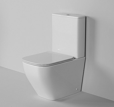 Унитаз-компакт Grossman Style GR-4453S безободковый, с крышкой микролифт, с бачком, белый купить в интернет-магазине Sanbest