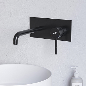 Смеситель для раковины RGW Shower Panels SP-45-11B 51140545-04 черный купить в интернет-магазине сантехники Sanbest