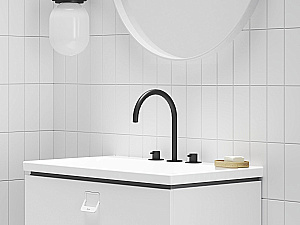 Смеситель для раковины Ravak Espirit ES 018.20BLM X070275 черный матовый купить в интернет-магазине сантехники Sanbest