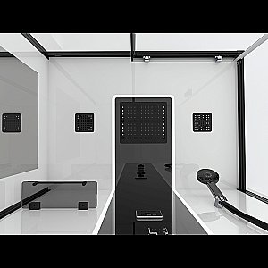 Душевая кабина Black&White Galaxy G8800 110x80 купить в интернет-магазине Sanbest