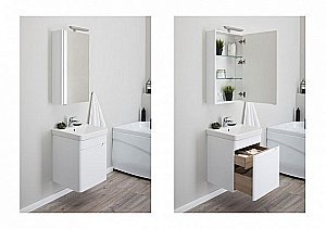 Тумба с раковиной Aquanet София 50 для ванной в интернет-магазине Sanbest