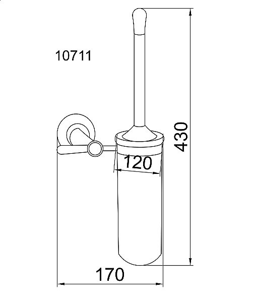 Ершик Boheme Puro 10711 купить в интернет-магазине сантехники Sanbest