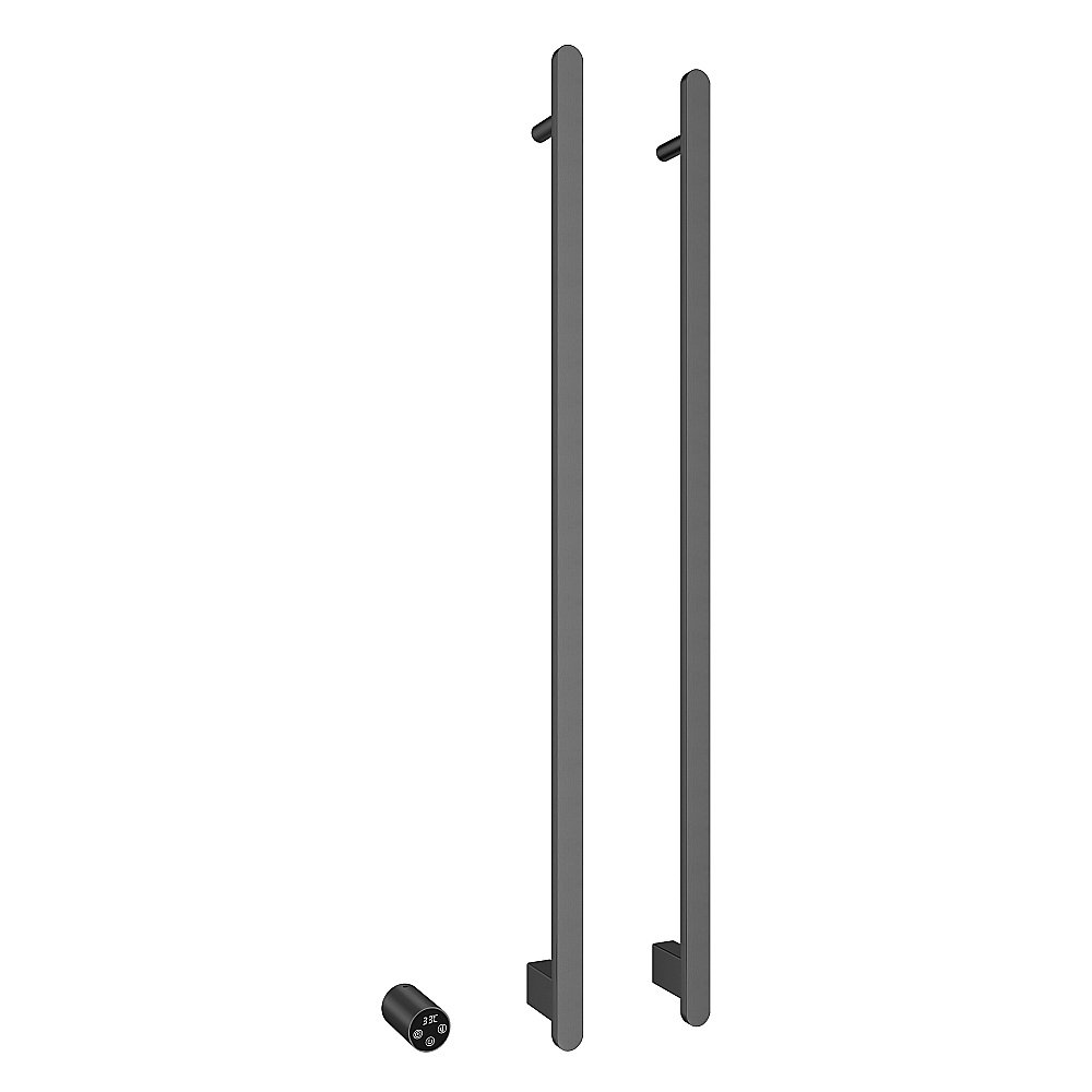 Полотенцесушитель электрический Vincea VTD-2VT1GM вороненая сталь, таймер купить в интернет-магазине сантехники Sanbest