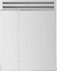 Зеркальный шкаф De Aqua Эколь 185083 60 белый купить в интернет-магазине сантехники Sanbest