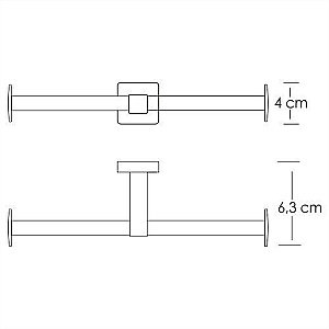 Держатель туалетной бумаги WasserKRAFT K-6596D купить в интернет-магазине сантехники Sanbest