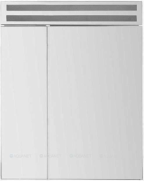 Зеркальный шкаф De Aqua Эколь 185083 60 белый купить в интернет-магазине сантехники Sanbest