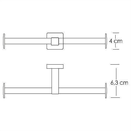 Держатель туалетной бумаги WasserKRAFT K-6596D купить в интернет-магазине сантехники Sanbest