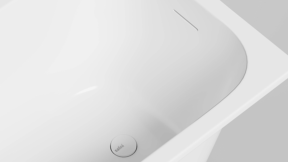 Ванна Salini ORLANDA KIT S-stone 102127M 170x75 белая купить в интернет-магазине Sanbest