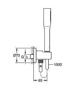 Душевой набор Grohe Euphoria Cosmopolitan 26404000 купить в интернет-магазине сантехники Sanbest