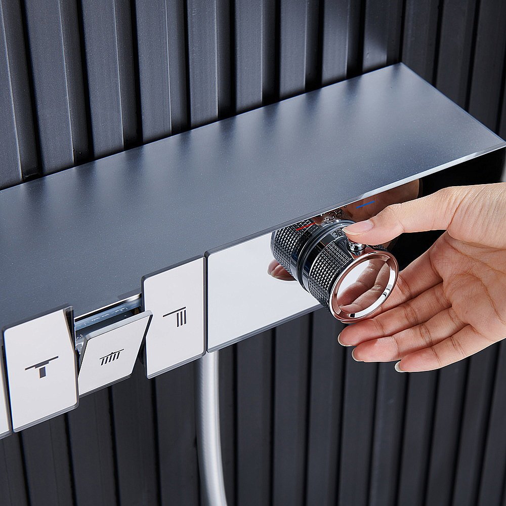 Душевая система Black&White Gravity GH-9025C купить в интернет-магазине сантехники Sanbest