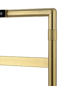 Полотенцесушитель электрический WONZON & WOGHAND KÖLN, Брашированное золото (WW-A6016-BG) купить в интернет-магазине сантехники Sanbest