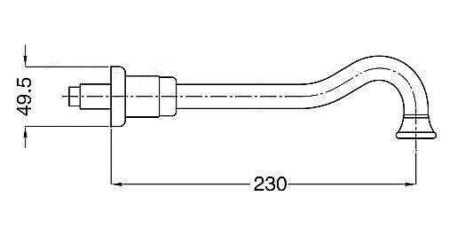 Излив Migliore Ricambi ML.RIC-19326 золото купить в интернет-магазине сантехники Sanbest