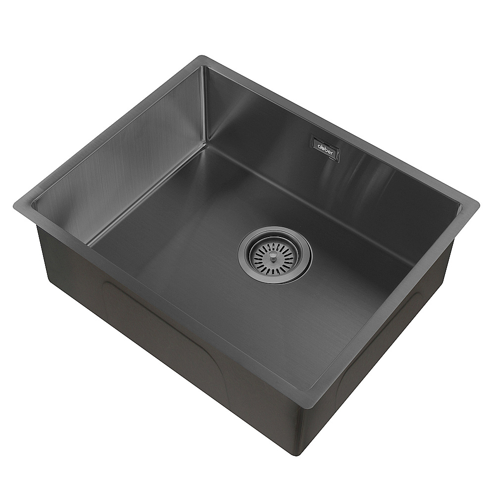 Кухонная мойка ABBER Wasser Kreis 54 AF2196GM оружейная сталь купить в интернет-магазине сантехники Sanbest