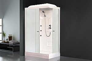 Душевая кабина Royal Bath RB8120HP2-M 120x80 профиль белый/стекло матовое купить в интернет-магазине Sanbest