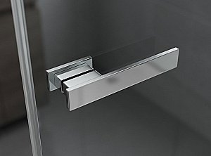 Душевой уголок Ambassador Abner 10011101 90x90 стекло прозрачное/профиль хром купить в интернет-магазине Sanbest