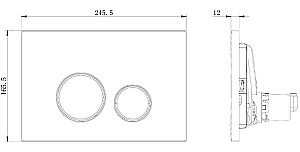 Кнопка смыва Allen Brau Priority 3.0 9.20A01.MG сатин купить в интернет-магазине сантехники Sanbest