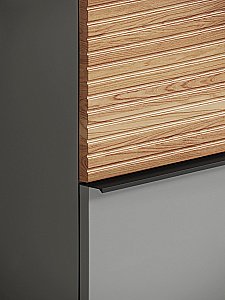 Тумба с раковиной Sancos DELTA DL100GR 100 дуб красный/графит для ванной в интернет-магазине Sanbest