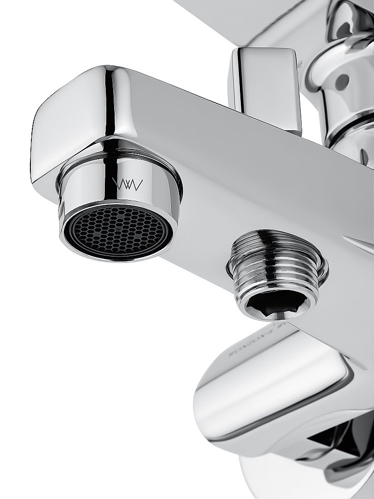 Смеситель для ванны WONZON & WOGHAND ATHENS, Хром (WW-083101-CR) купить в интернет-магазине сантехники Sanbest