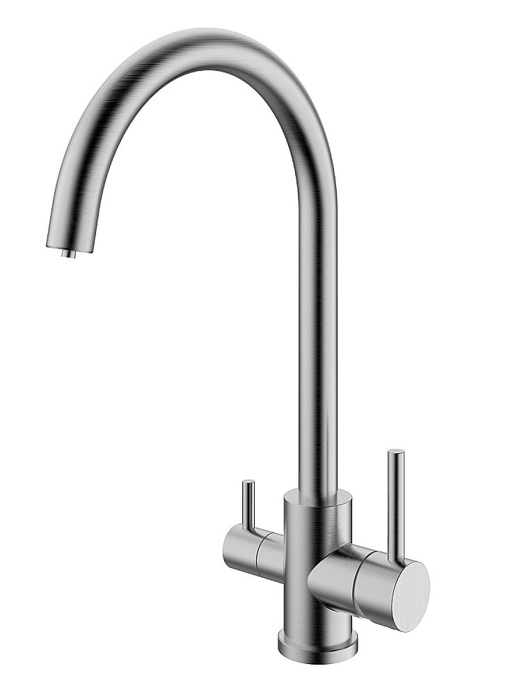 Смеситель для кухни Rush SUS9035-37 сатин купить в интернет-магазине сантехники Sanbest