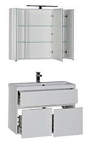 Тумба с раковиной Aquanet Латина 90 для ванной в интернет-магазине Sanbest