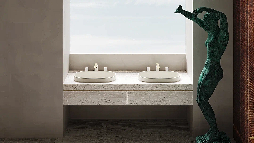 Раковина Salini GRECA S-Stone 1803201M 65 белая купить в интернет-магазине Sanbest