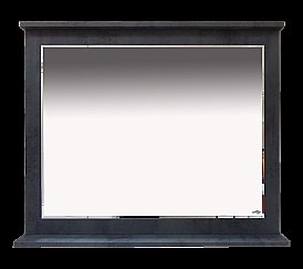Зеркало Misty Марта 100x72 темный бетон в ванную от интернет-магазине сантехники Sanbest