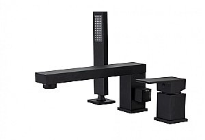 Смеситель для ванны D&K Bayern.Liszt DA1514905 черный матовый купить в интернет-магазине сантехники Sanbest