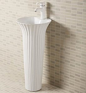 Раковина напольная Gid Autonomo 41 Nb132 81113 белая купить в интернет-магазине Sanbest