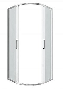 Душевой уголок Bravat DROP BS090.1200A 90х90 стекло прозрачное/профиль хром купить в интернет-магазине Sanbest