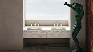 Раковина Salini GRECA S-Stone 1803201M 65 белая купить в интернет-магазине Sanbest