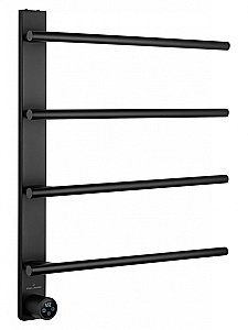 Полотенцесушитель электрический WONZON & WOGHAND NÜRNBERG, Черный матовый (WW-AL344-MB) купить в интернет-магазине сантехники Sanbest