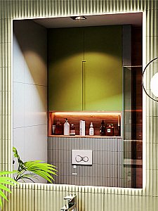 Зеркало VIGO Quadro Classic z.QUA.80 в ванную от интернет-магазине сантехники Sanbest