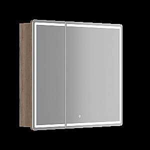 Зеркальный шкаф Sancos Mirror MI90EG дуб галифакс натуральный купить в интернет-магазине сантехники Sanbest