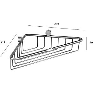 Полка-решетка Tiffany World Bristol TWBR534oro золото купить в интернет-магазине сантехники Sanbest