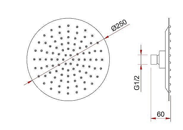 Душевая система Berges VENTAS 73007 хром купить в интернет-магазине сантехники Sanbest