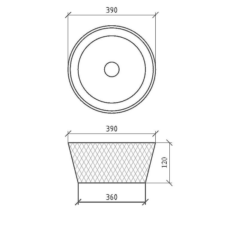 Раковина хрустальная Armadi Art Monaco 39 817-B черная купить в интернет-магазине Sanbest