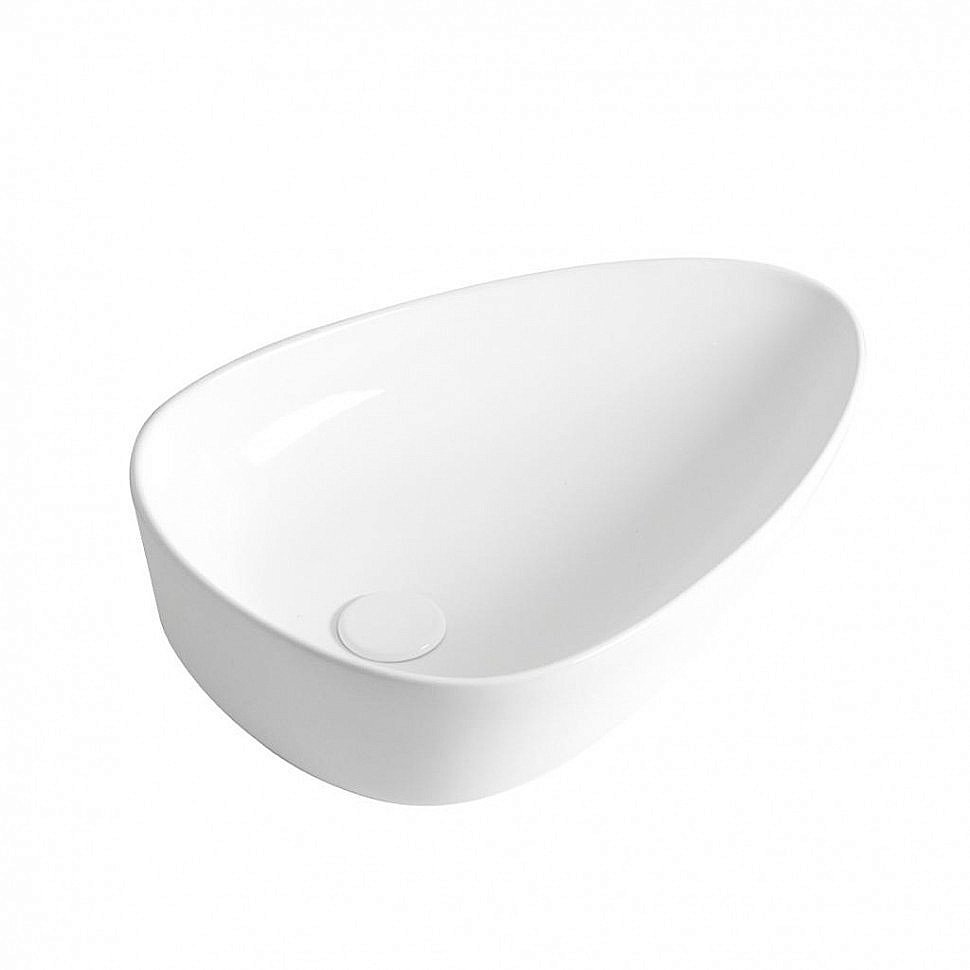 Раковина накладная CeramaLux N 55 7862-2 белая купить в интернет-магазине Sanbest