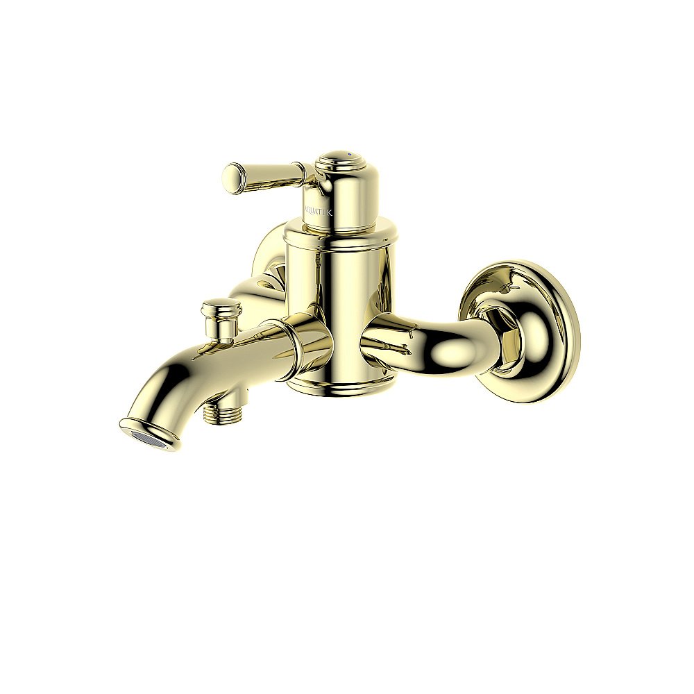 Смеситель для ванны Aquatek Классик AQ1540PG полированное золото купить в интернет-магазине сантехники Sanbest