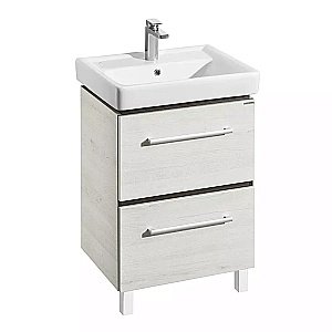 Тумба с раковиной Акватон Ронда 60 дуб сомерсет для ванной в интернет-магазине Sanbest