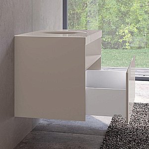 Тумба с раковиной KEUCO STAGELINE 32865180100 80 кашемир для ванной в интернет-магазине Sanbest