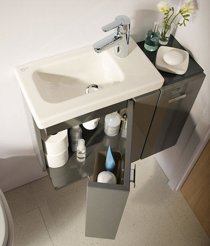 Раковина мебельная Ideal Standard Connect Space 45 E136101 белая купить в интернет-магазине Sanbest