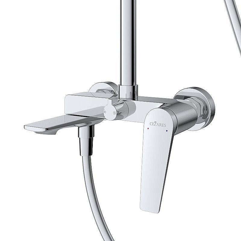 Душевая система Cezares LINER-CVD-GM хром купить в интернет-магазине сантехники Sanbest