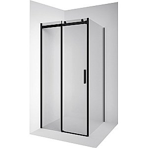 Душевой уголок Ambassador Benefit HB 19021202HB-90HB 130х90 стекло прозрачное/профиль черный купить в интернет-магазине Sanbest