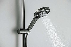 Душевой гарнитур Aquatek Лугано AQ2022BGM оружейная сталь купить в интернет-магазине сантехники Sanbest