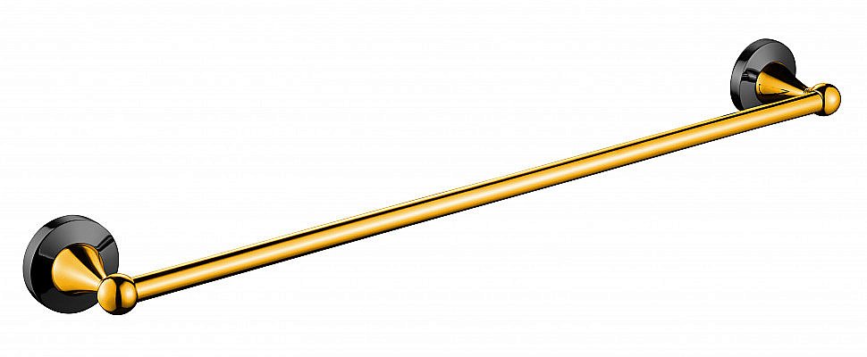 Полотенцедержатель CeramaLux Luxury 57508 черный матовый/золото купить в интернет-магазине сантехники Sanbest