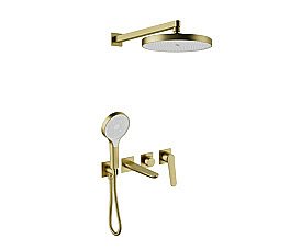 Душевая система Bronze de Luxe ICON 3009CBG матовое золото купить в интернет-магазине сантехники Sanbest